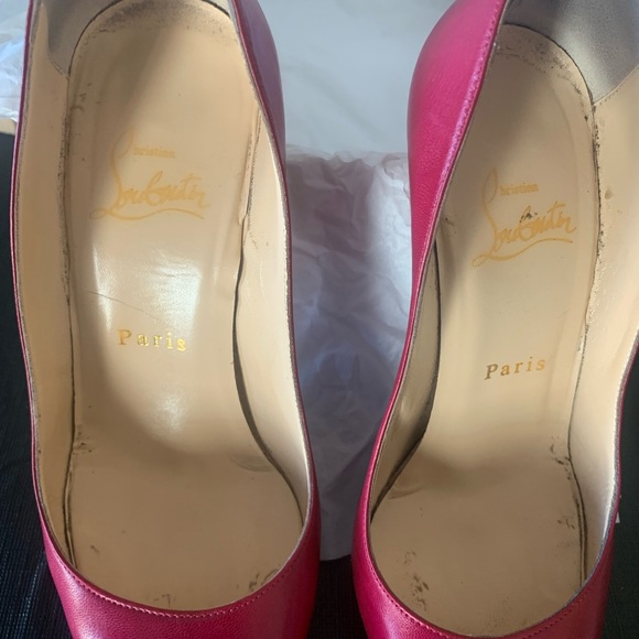 Christian Louboutin FiFi 100m patent heels. Size 36.5 - Picture 10 of 11